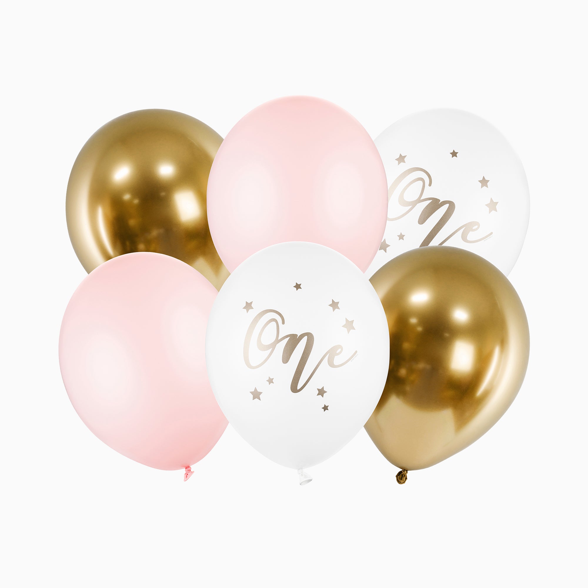 Set di palloncini per il primo compleanno / Confezione da 6 unità