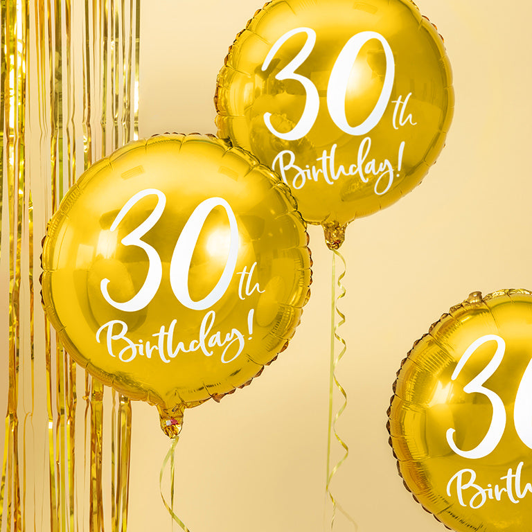 Globo Foil "30th Birthday"