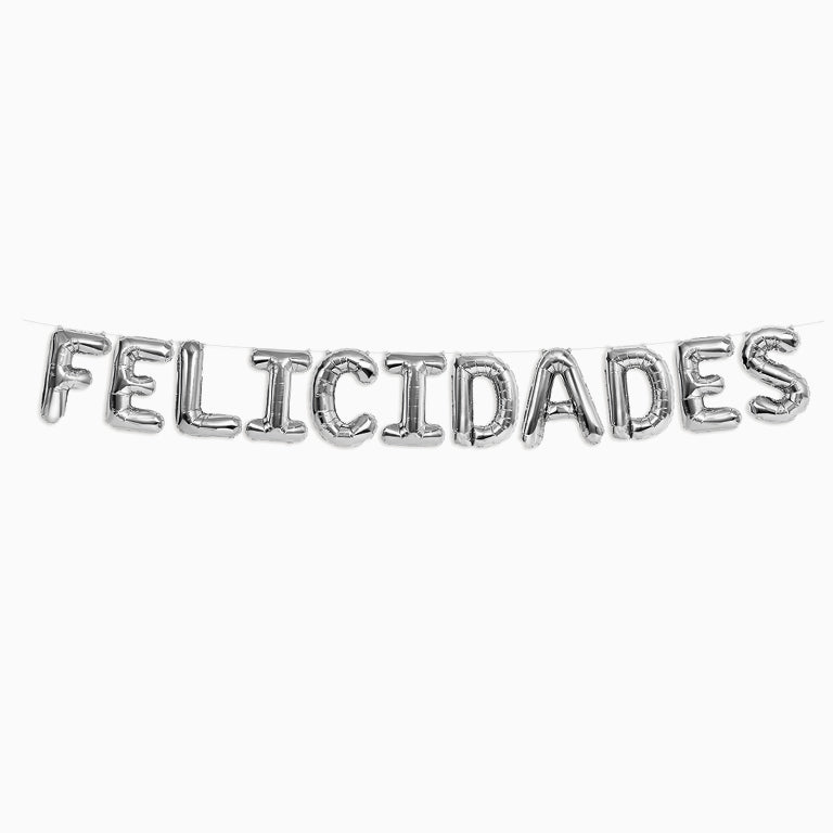 Guirnalda Globos 'Felicidades' / Pack 11 uds