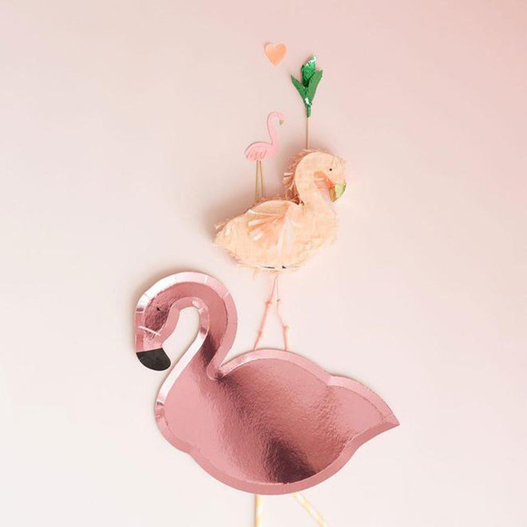 Platos Flamingo / Pack 8 uds