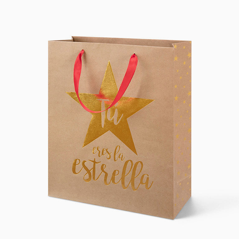 Grande sacchetto regalo di Natale You are the star – Partylosophy by Oh  Yeah!